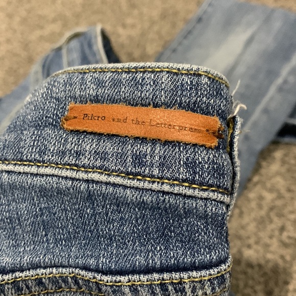 Anthropologie Pilcro & The Letterpress Hyphen Polka Dot Jeans Women’s Size 27 - Picture 4 of 6